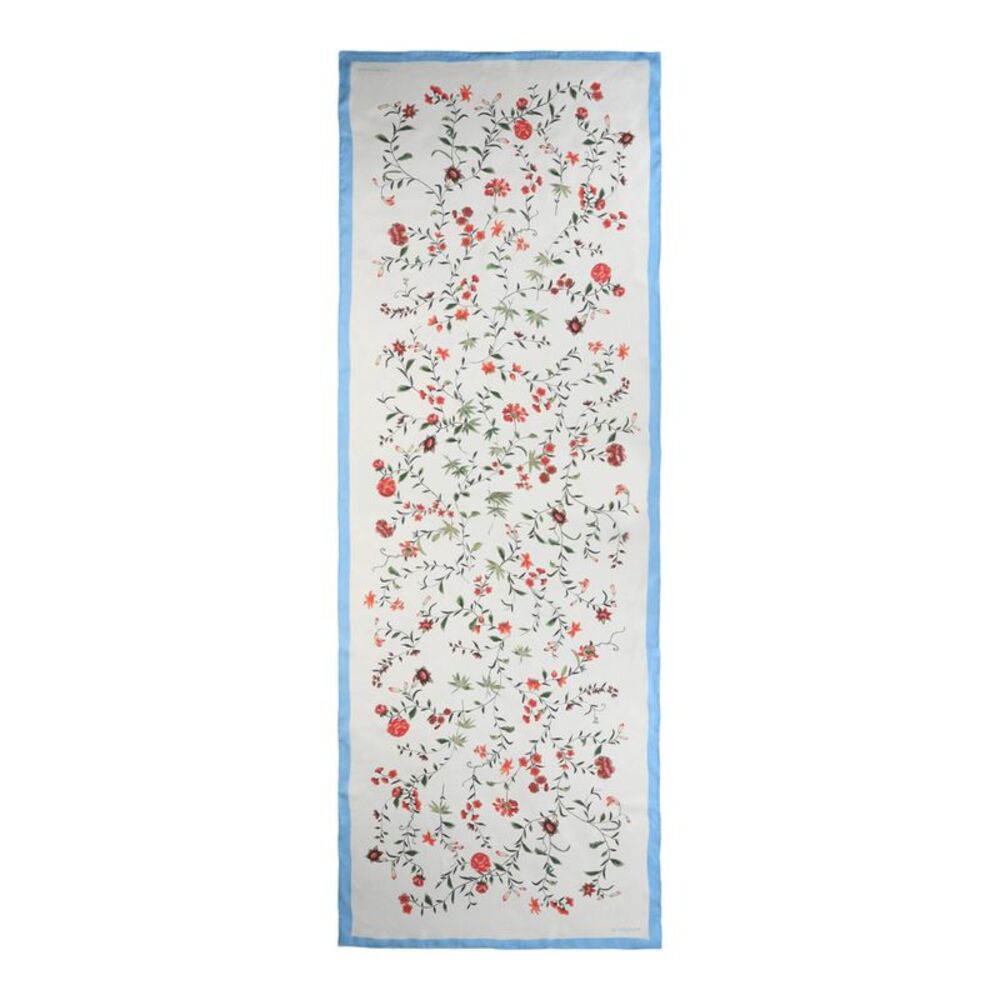 Givenchy Floral Print Silk Scarf Womens